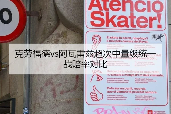 克劳福德vs阿瓦雷兹超次中量级统一战赔率对比